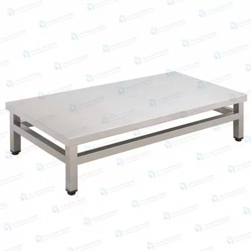 Подтоварник ПТ 1200x600x300, каркас нержавеющая труба, столешница AISI430